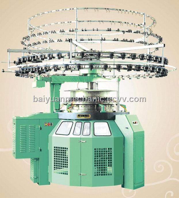 Single Jersey Four Color Auto Striper Knitting Machine